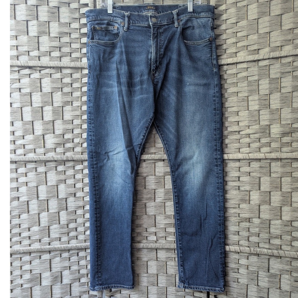 Polo Ralph Lauren Sullivan Slim Jeans Blue Denim Medium Wash 38x32 Classic